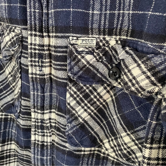 Men Ralph Lauren Denim & Supply Plaid Shirt Size S - Picture 2 of 5